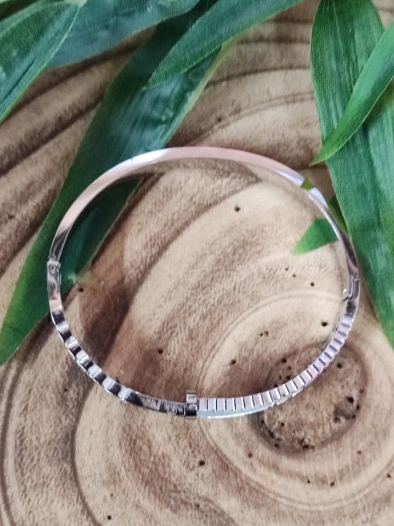 PULSERA CLAY - PLATEADO