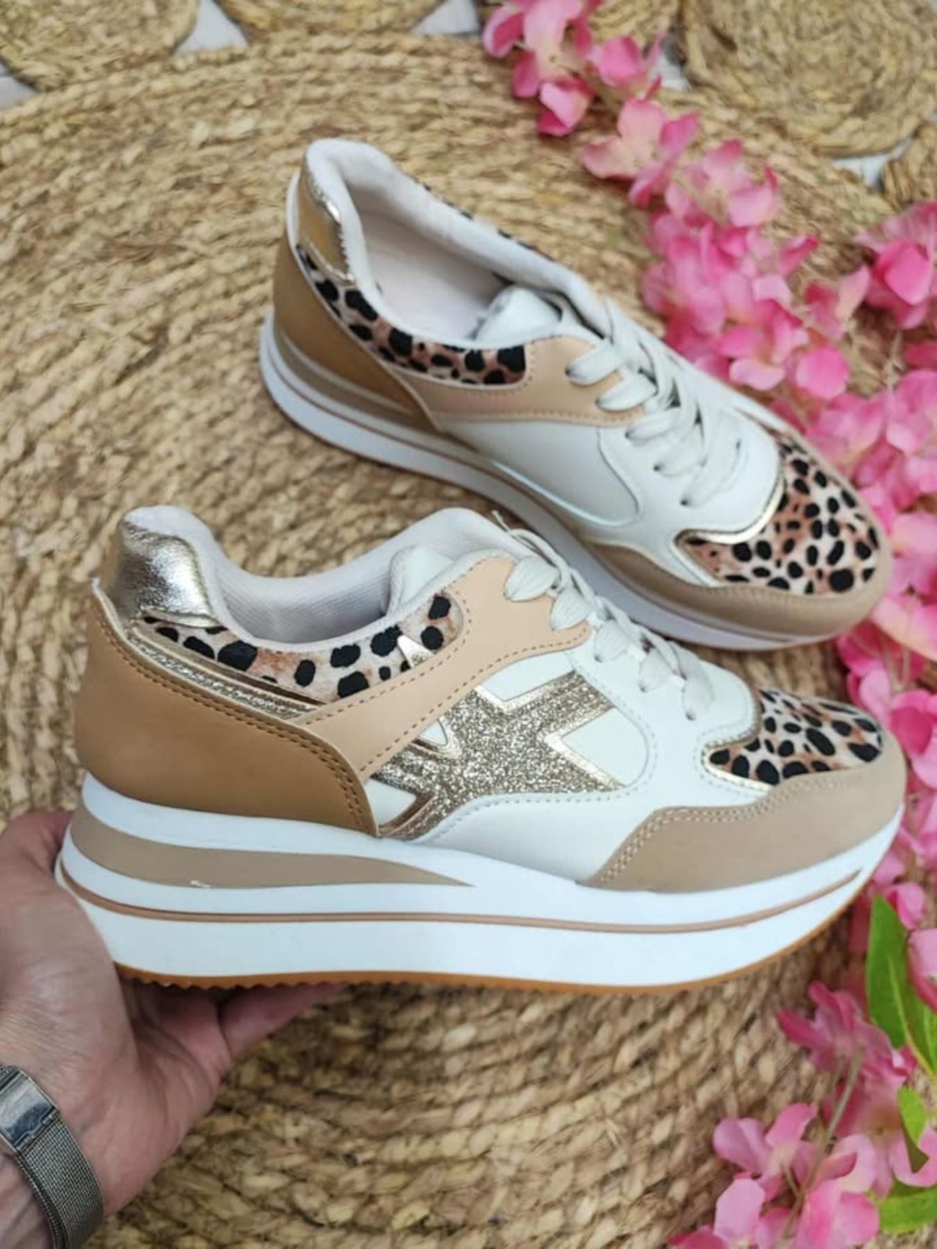 SNEAKER AXEL - CAMEL