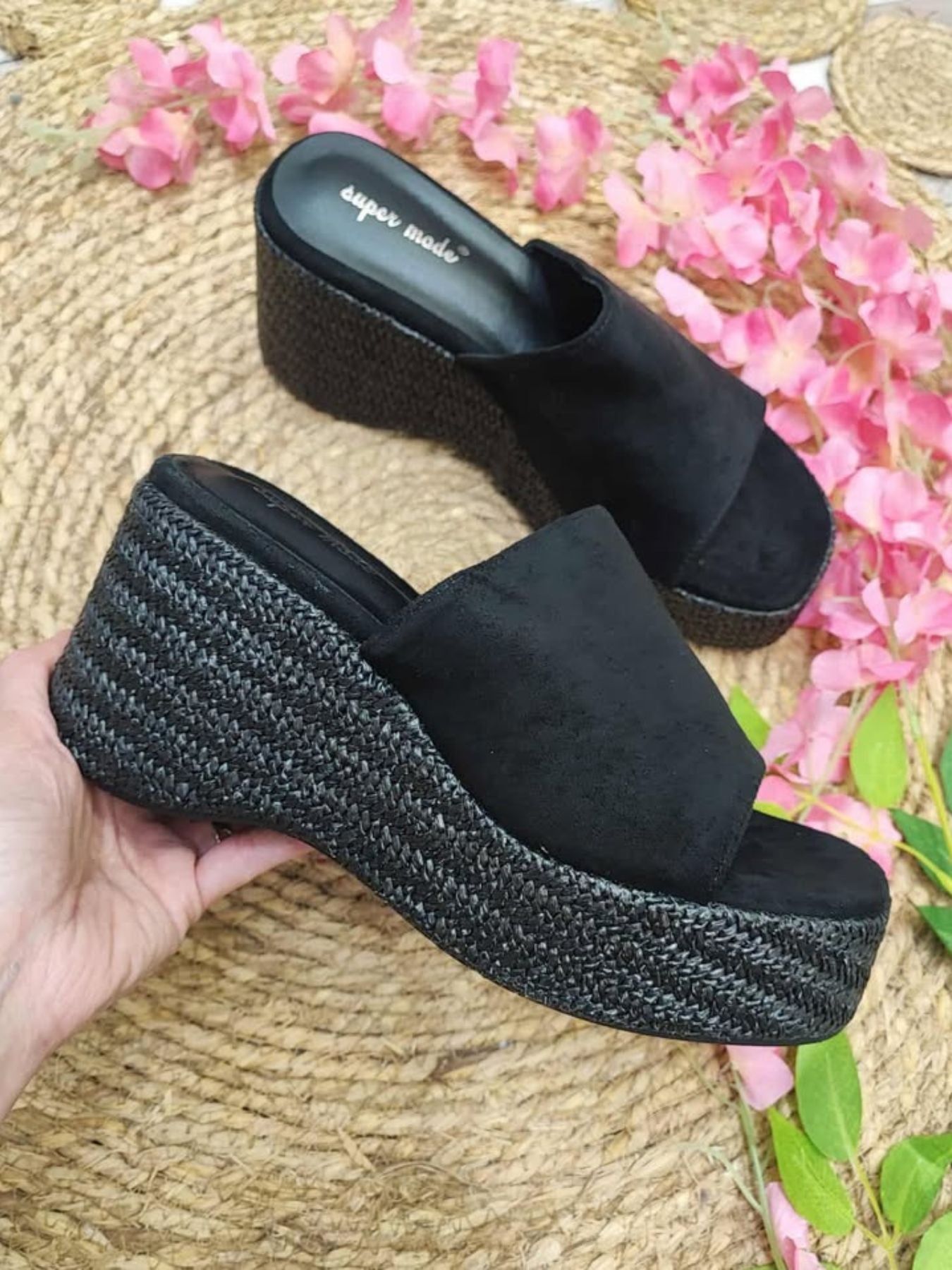 CUÑA CHARLOTTE - NEGRO
