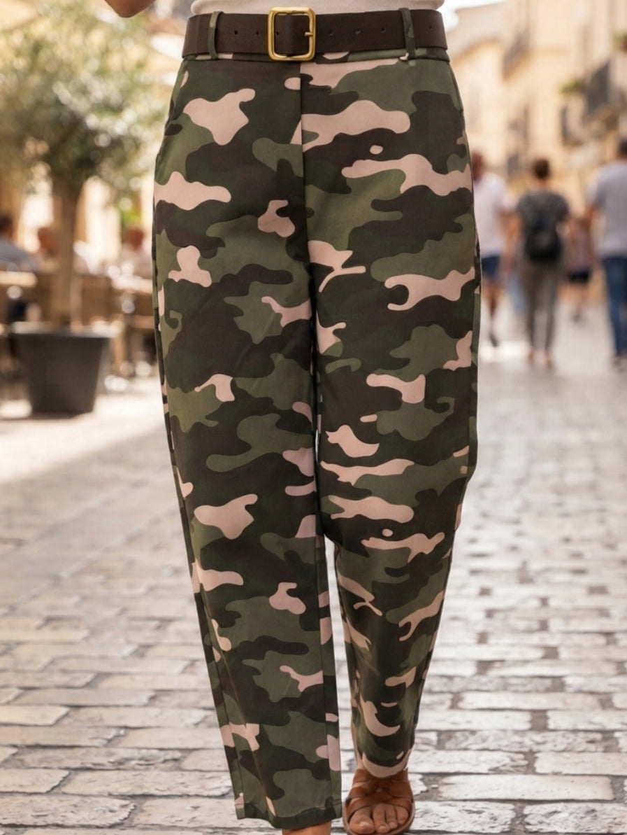 PANTALON MILITAR CINTURON ref. 0201