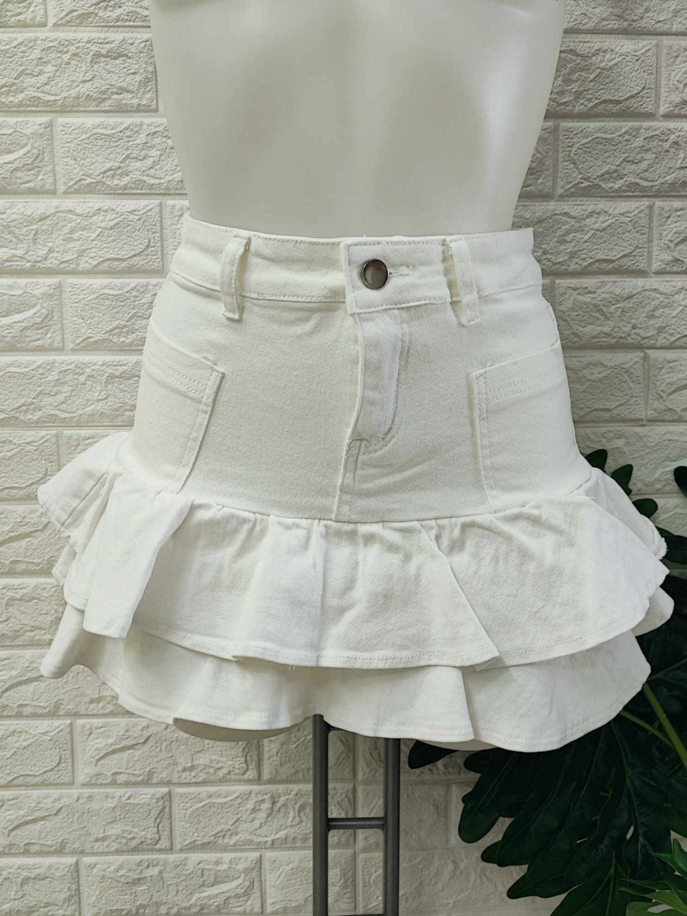 FALDA PANTALON FLORENCIA - BLANCO