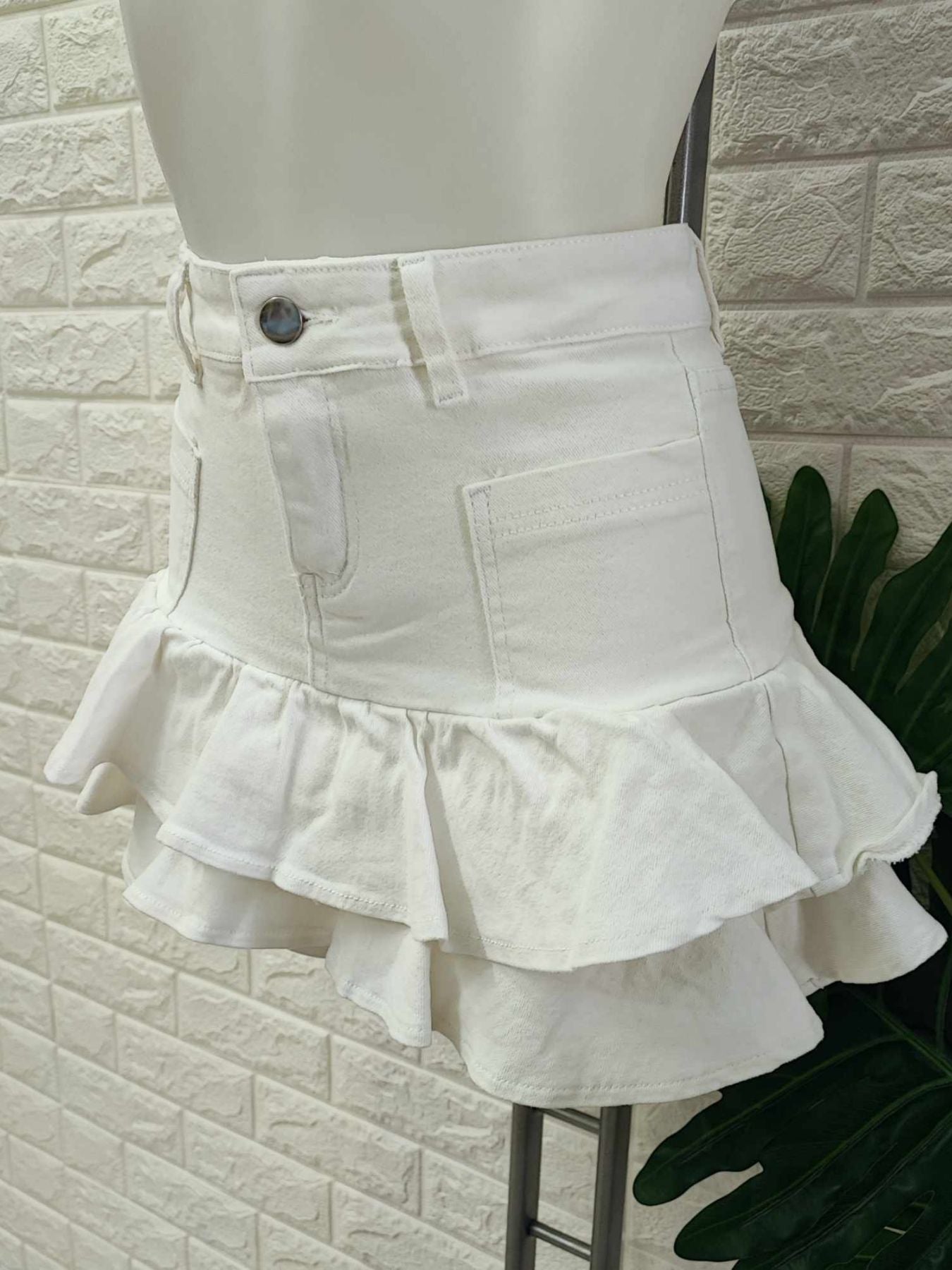 FALDA PANTALON FLORENCIA - BLANCO