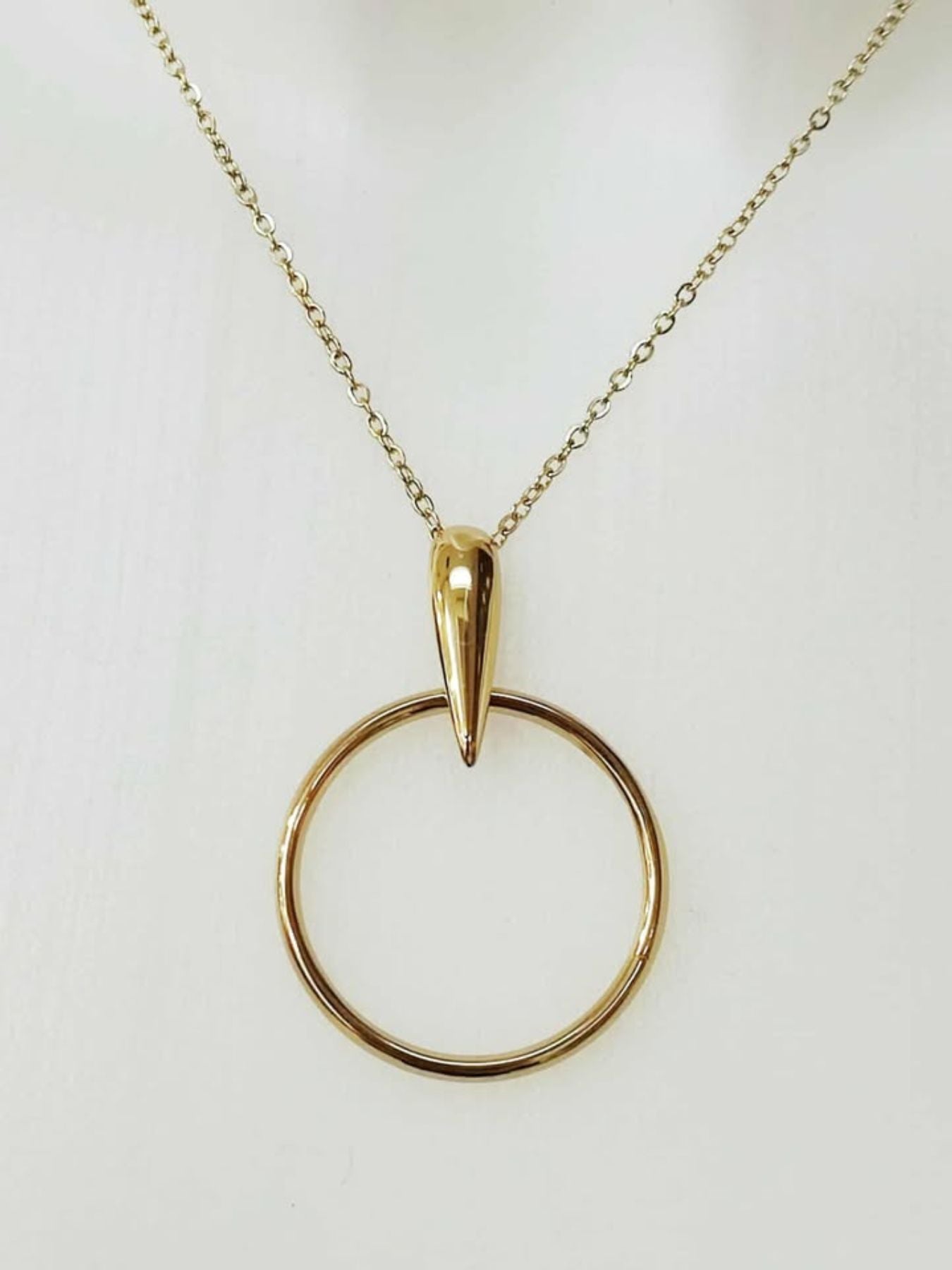 COLLAR ANILLA - DORADO