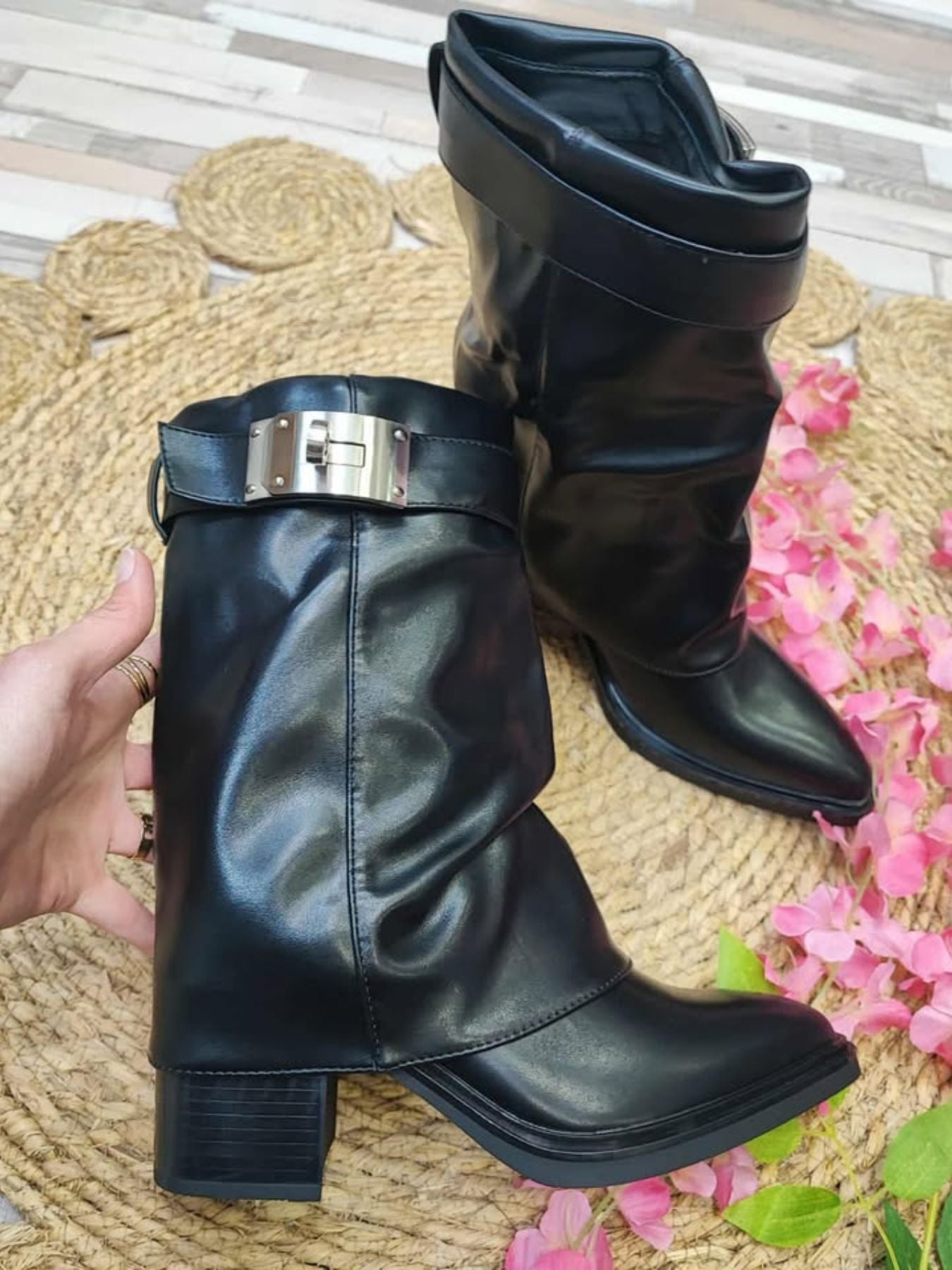 BOTIN CATALEYA - NEGRO