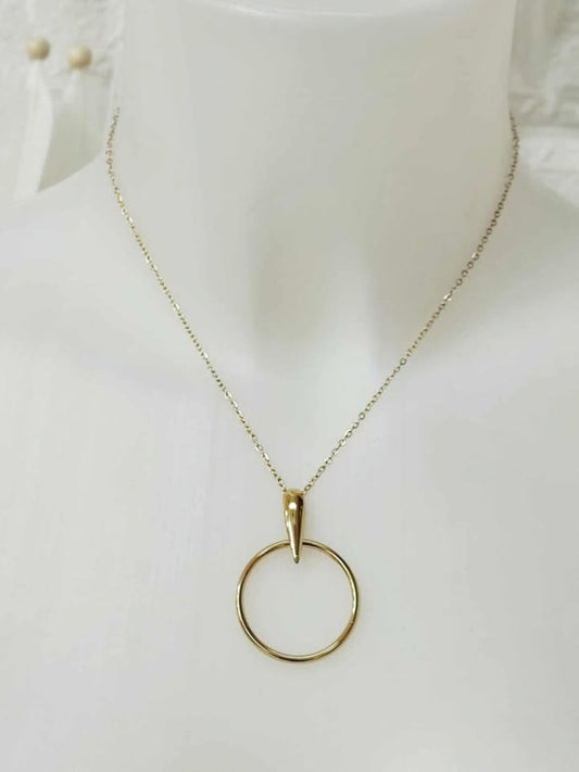 COLLAR ANILLA - DORADO