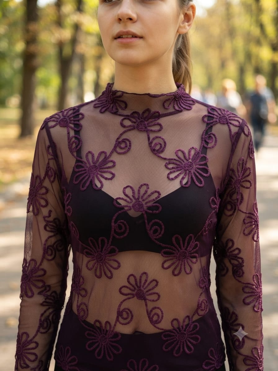 TOP TUL FLORES ref. 0183