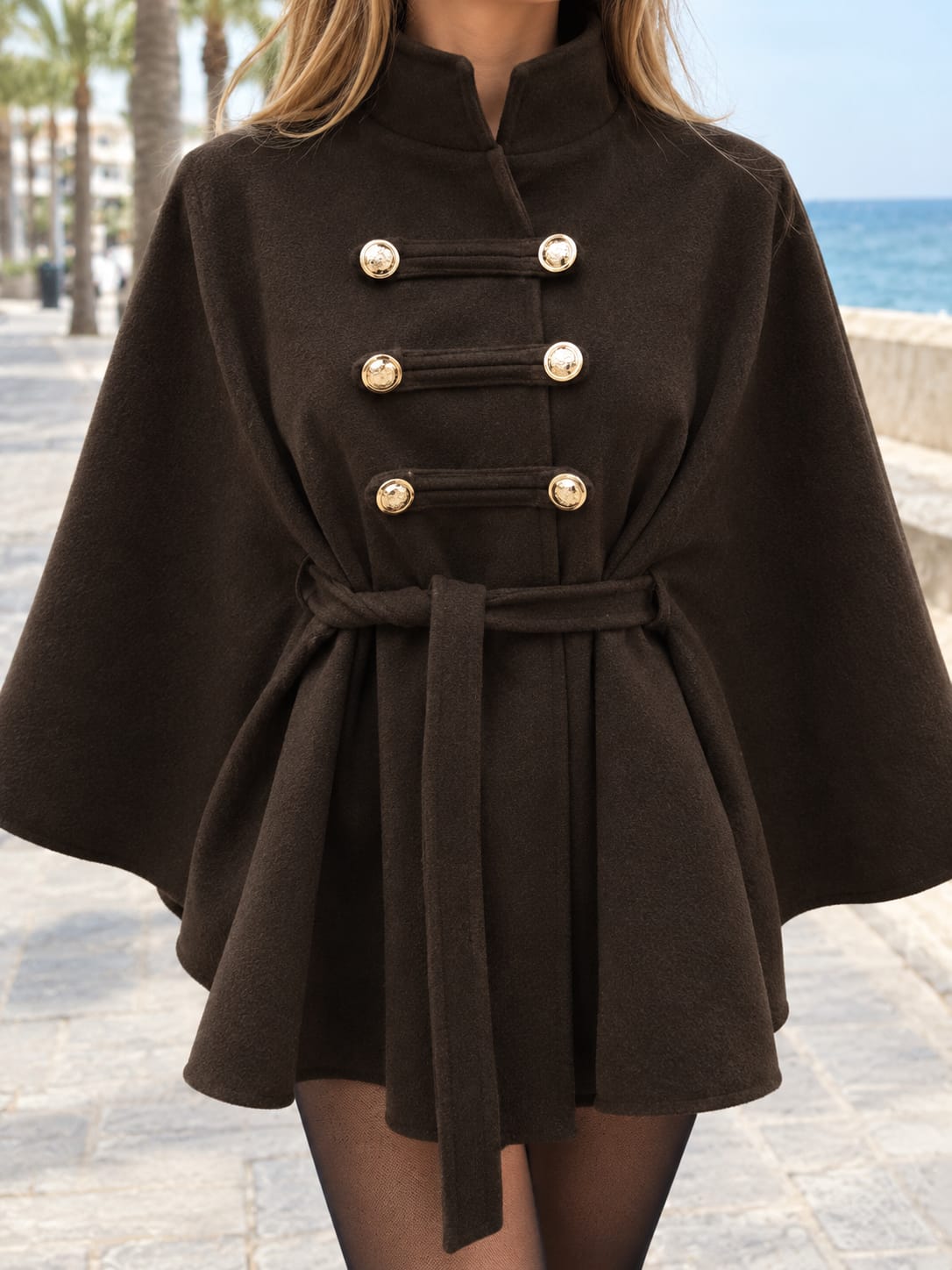 PONCHO BOTONES ref. 0245