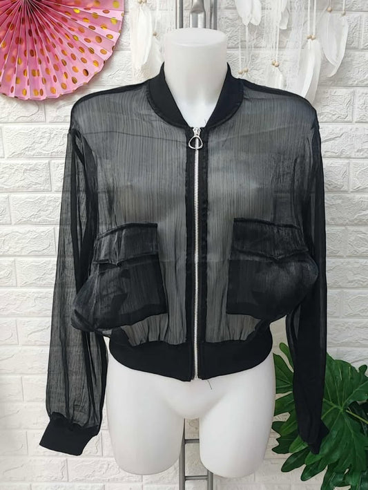 BOMBER ALISSE - NEGRO