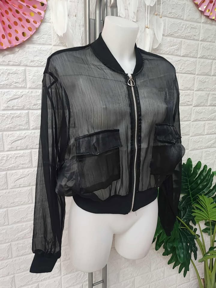 BOMBER ALISSE - NEGRO