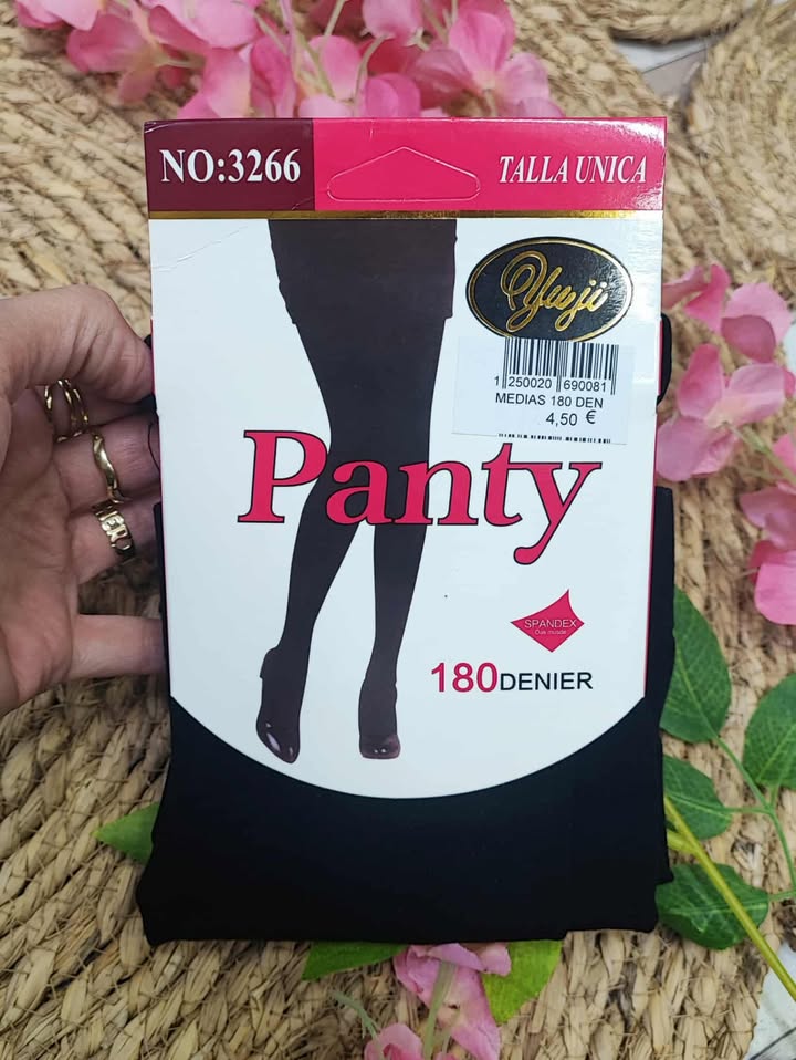 MEDIA 180 DEN - NEGRO