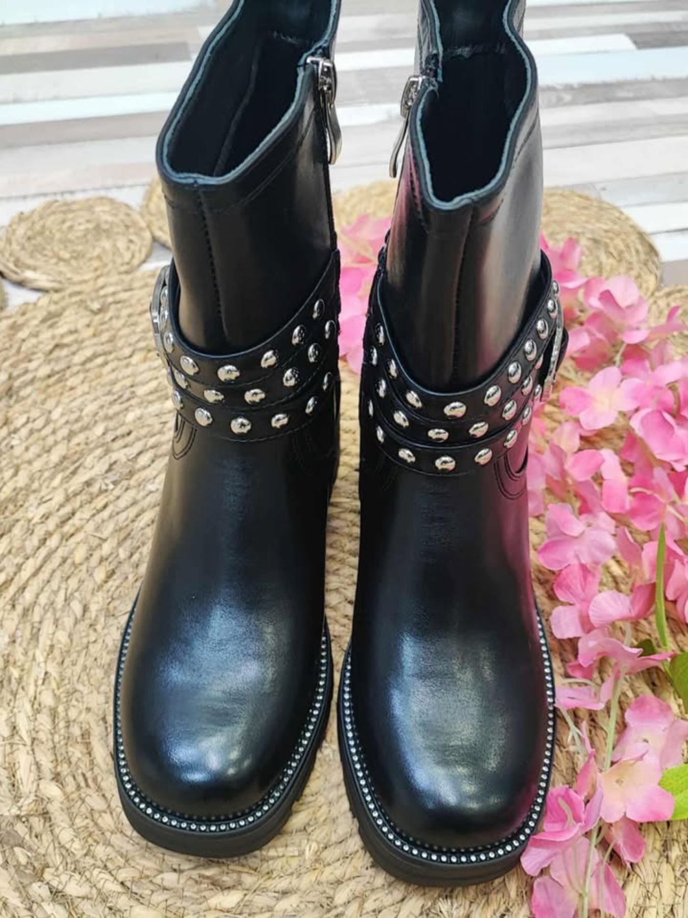 BOTIN PETRA - NEGRO