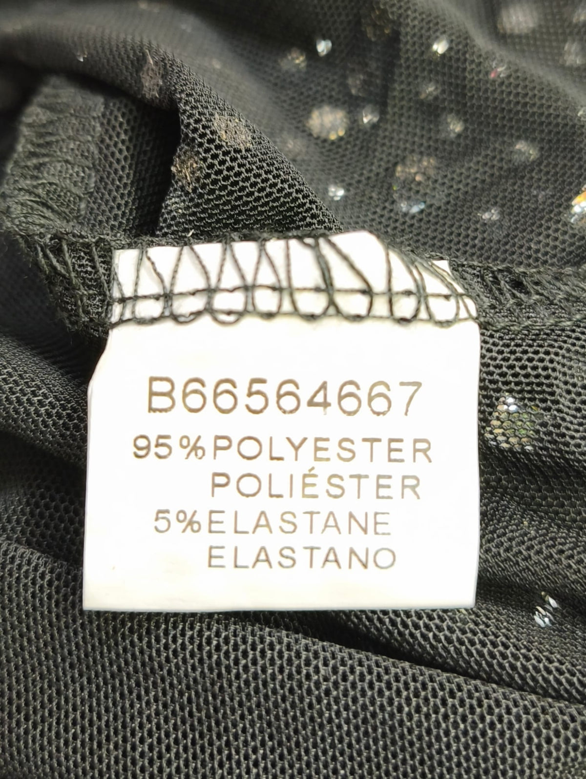 BODY TUL STRASS NEGRO - ref.033