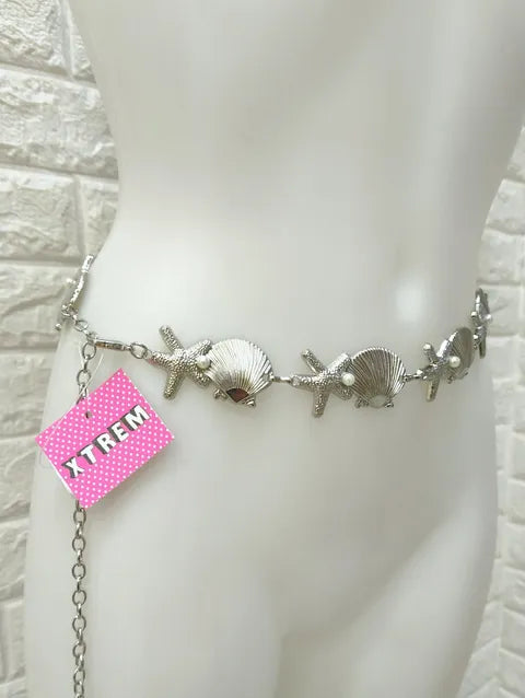 CINTURON METAL ESTRELLA PERLA - ref.023