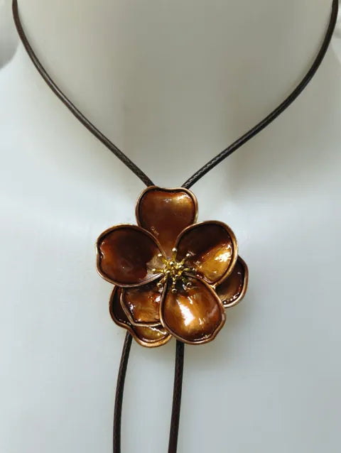 COLLAR FLOR CUERDA ref.053