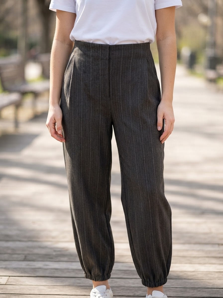 PANTALON TEJIDO ESPIGA ref. 0207