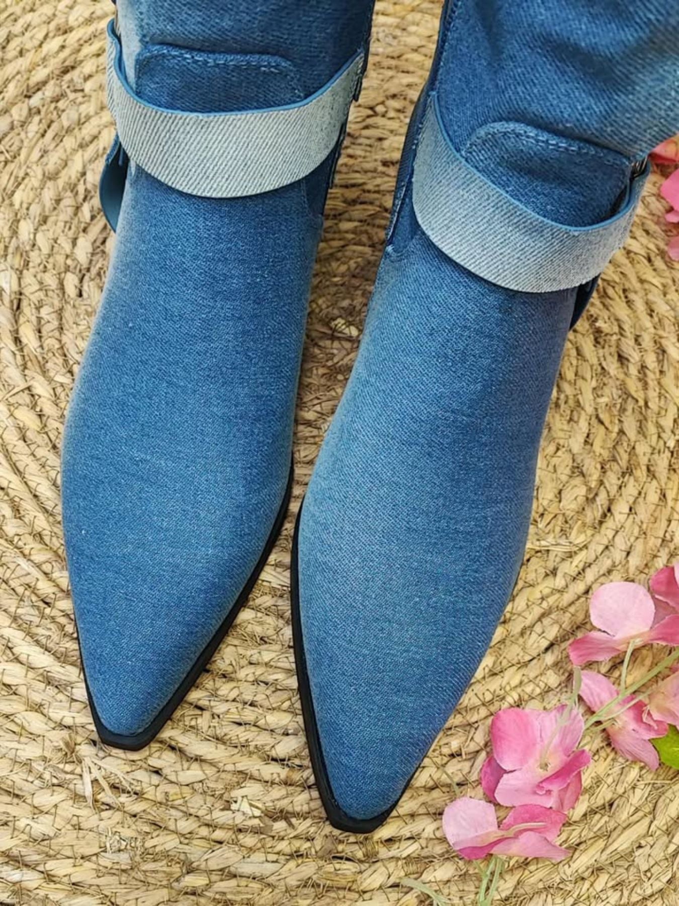 BOTA IRIS - AZUL CLARO