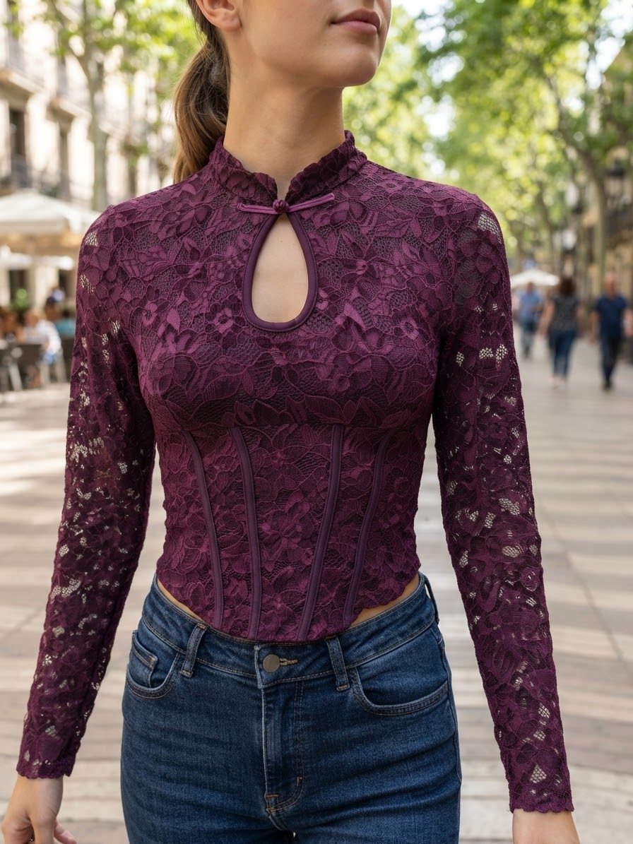TOP JAPON ENCAJE ref. 0242