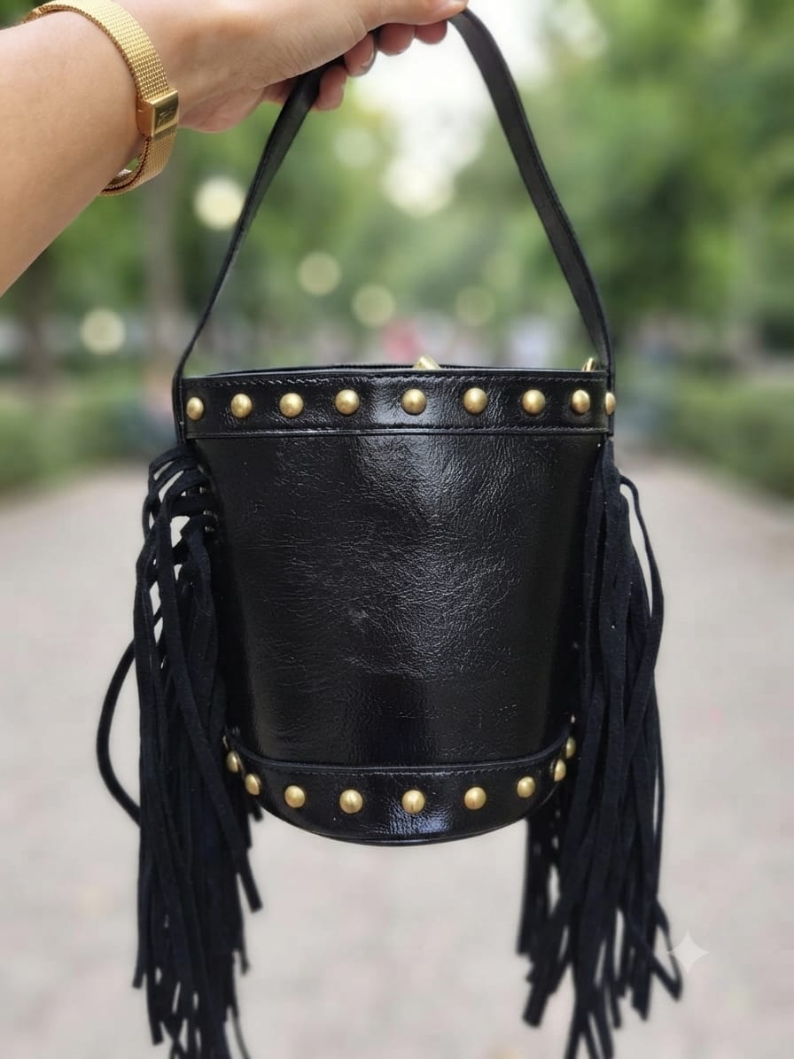BOLSO TACHUELAS FLECOS ref. 0172