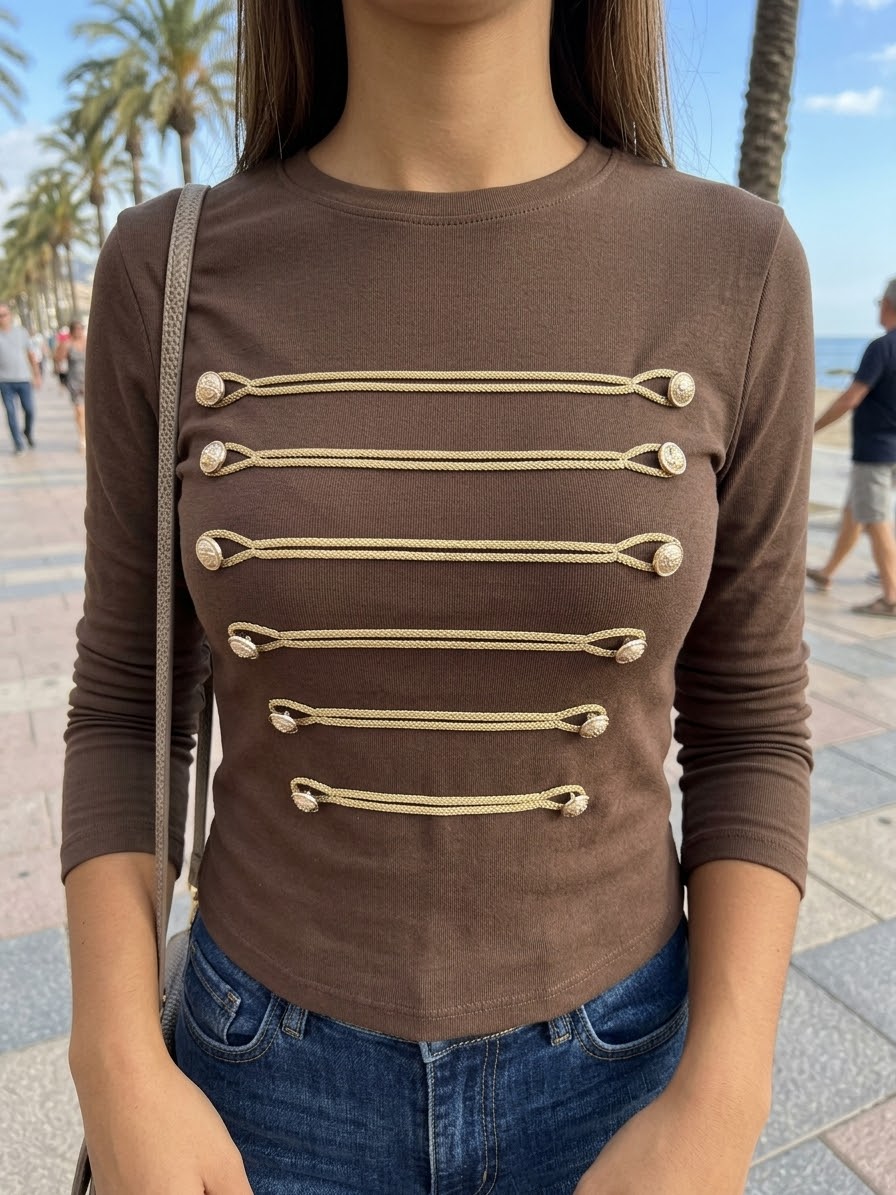 CAMISETA BOTONES ref.0276