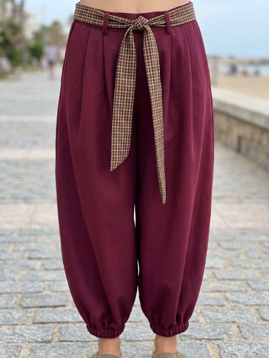 PANTALON CINTURON LAZO ref. 0306
