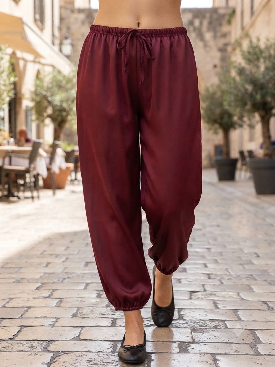 PANTALON BOMBACHO RASO ref. 0186