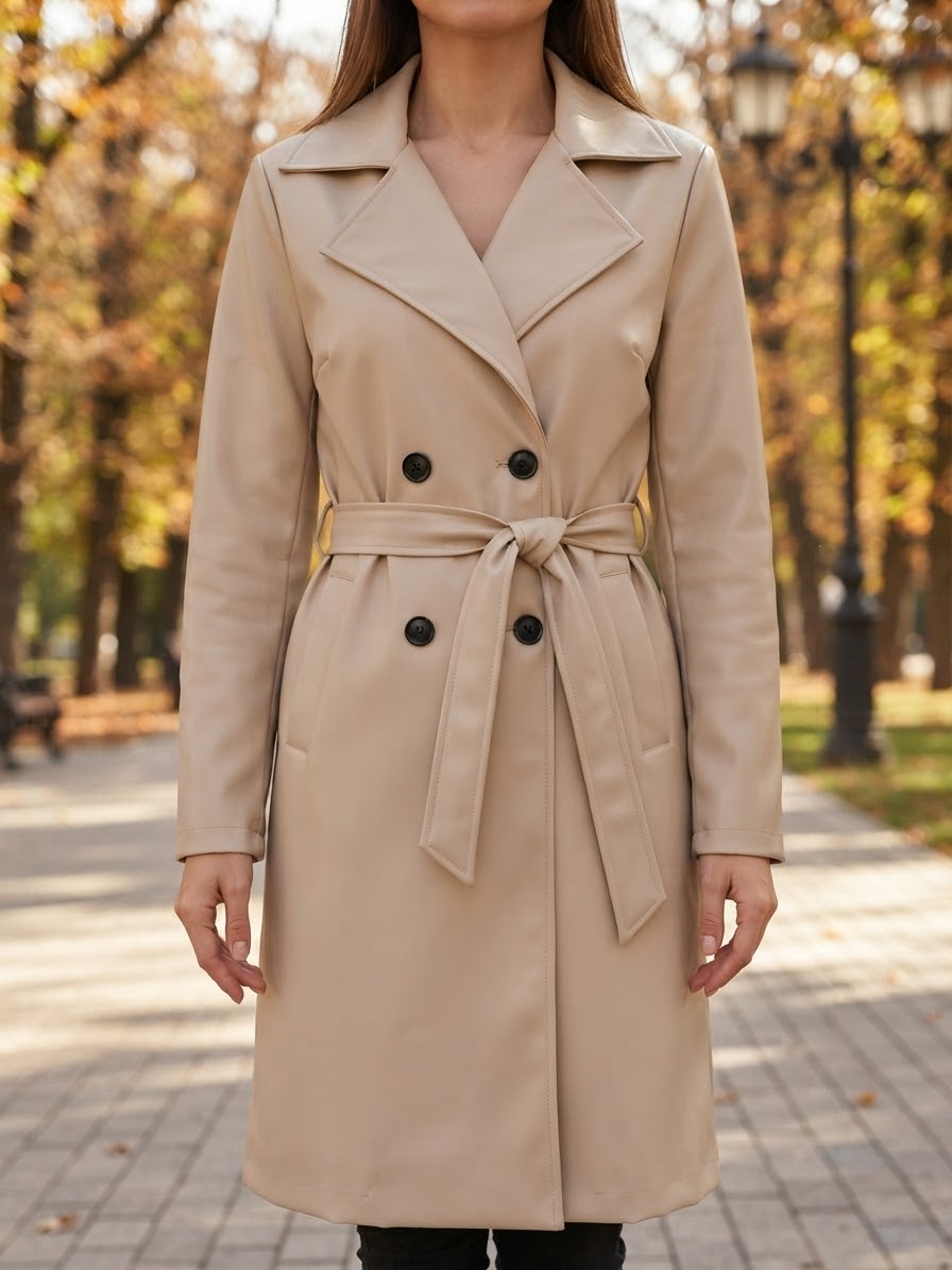 CHAQUETA POLIPIEL LARGA ref. 0256
