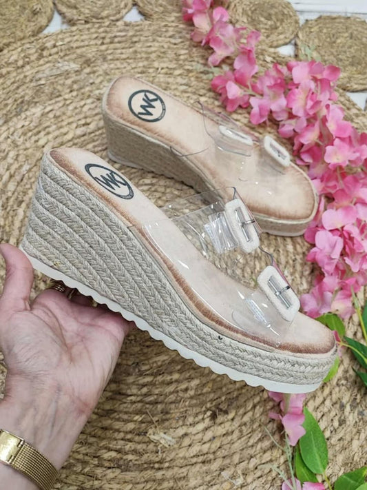 CUÑA NICOLE - BEIGE