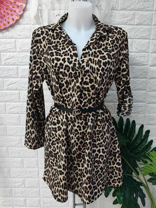 VESTIDO GIANNA - LEOPARDO