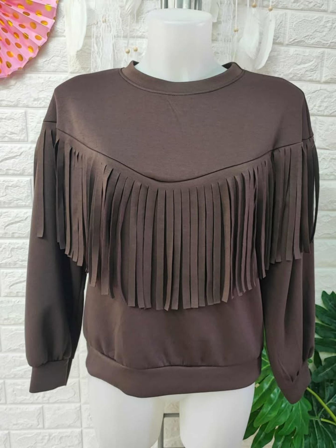 SUDADERA FLECOS
