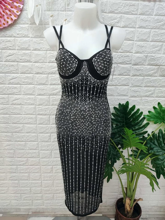 VESTIDO THALIA - NEGRO