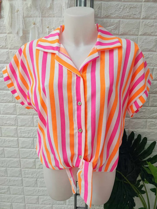 CAMISA FLUOR - RAYAS