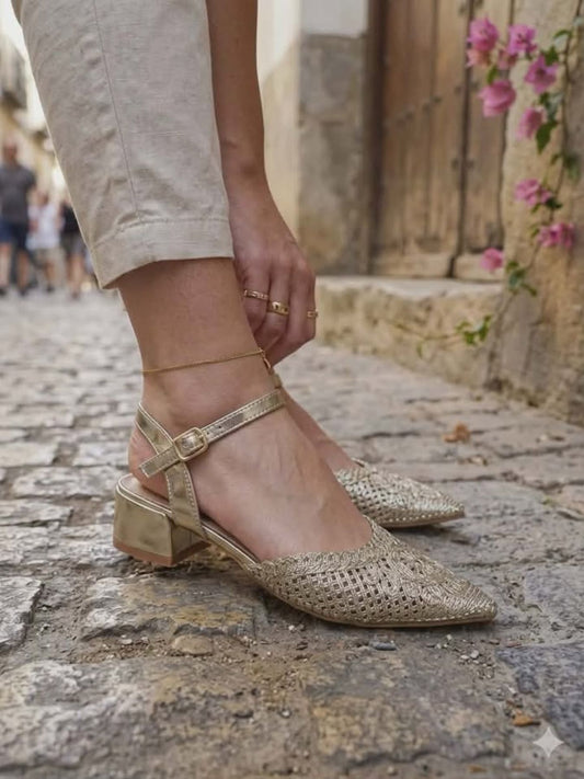 ZAPATO ELEANOR - DORADO