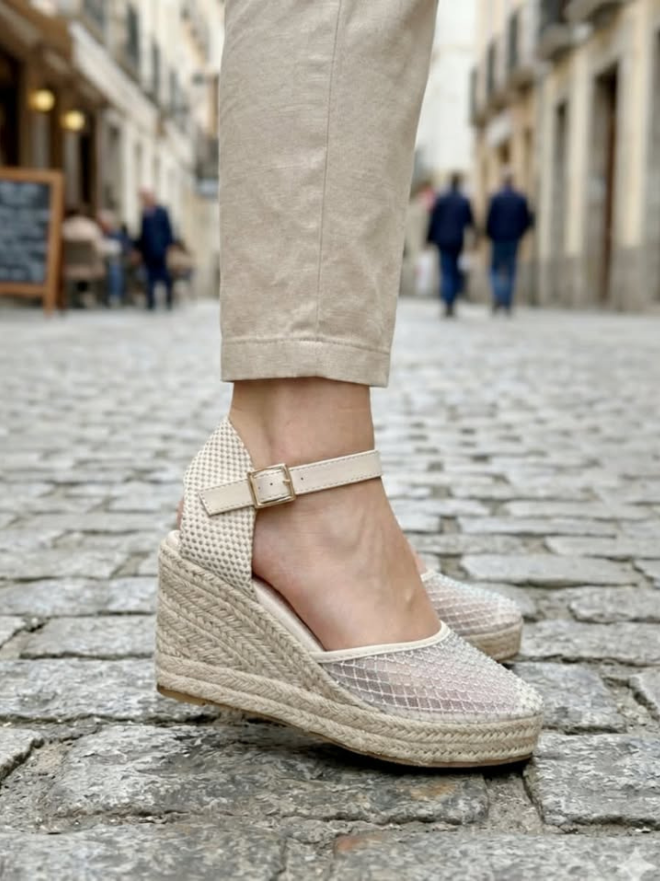 CUÑA VIOLETA - BEIGE