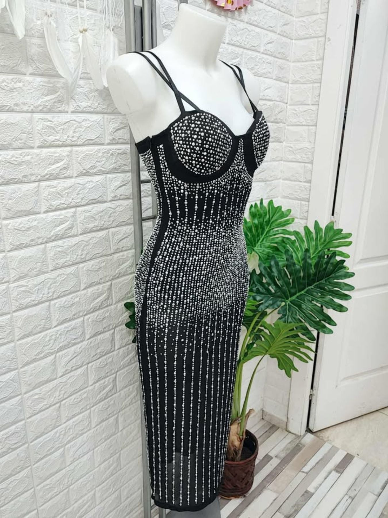 VESTIDO THALIA - NEGRO