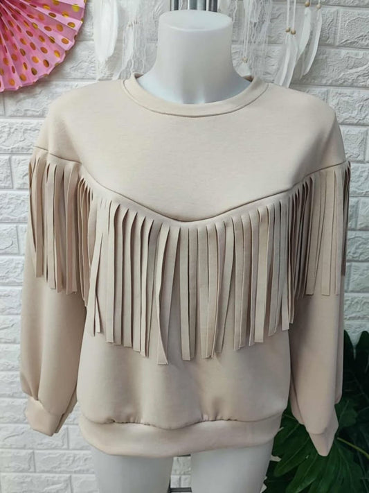 SUDADERA FLECOS