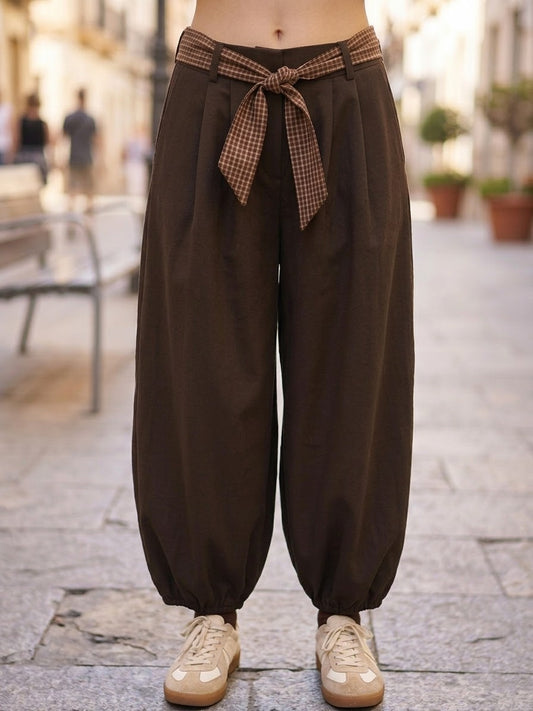 PANTALON CINTURON LAZO ref. 0306