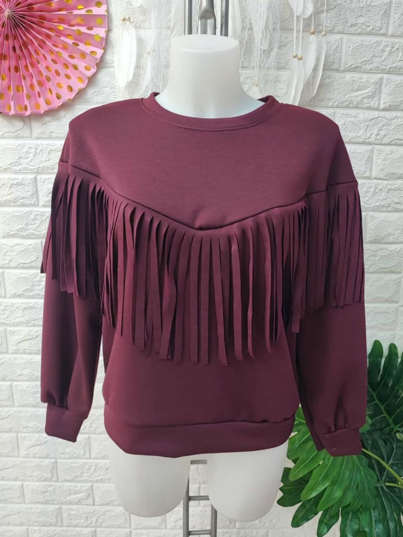 SUDADERA FLECOS