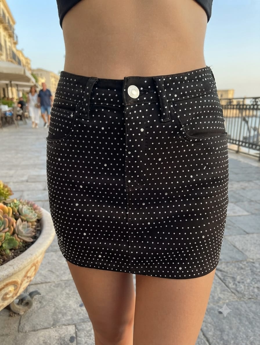 FALDA VAQUERA STRASS ref. 0159