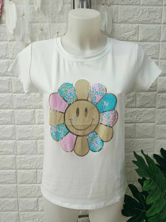 CAMISETA FLOR