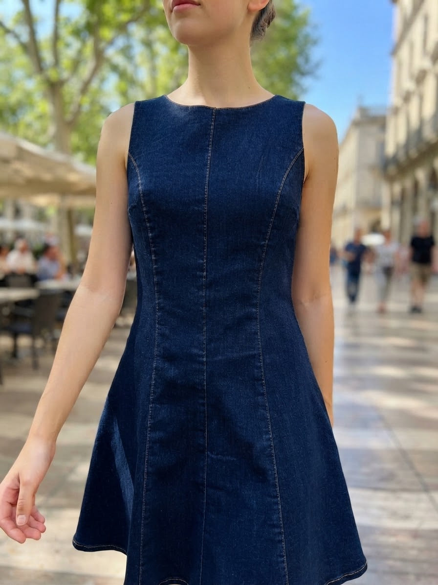 VESTIDO VAQUERO LAZO ref.0223