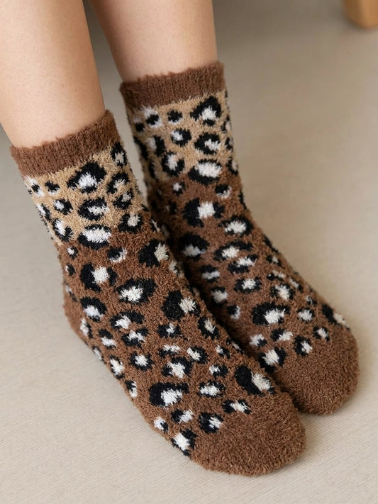 CALCETIN PELO ANIMAL PRINT ref. 0295