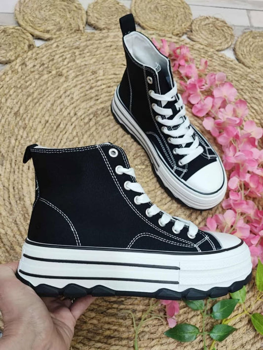 SNEAKER MARIETTA - NEGRO
