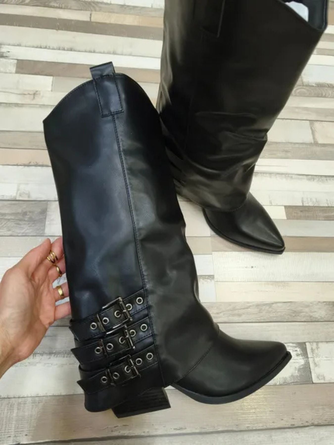 BOTA LEYLA - NEGRO