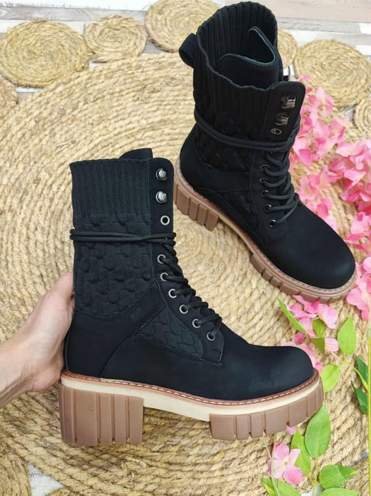 BOTIN BIANCA - NEGRO