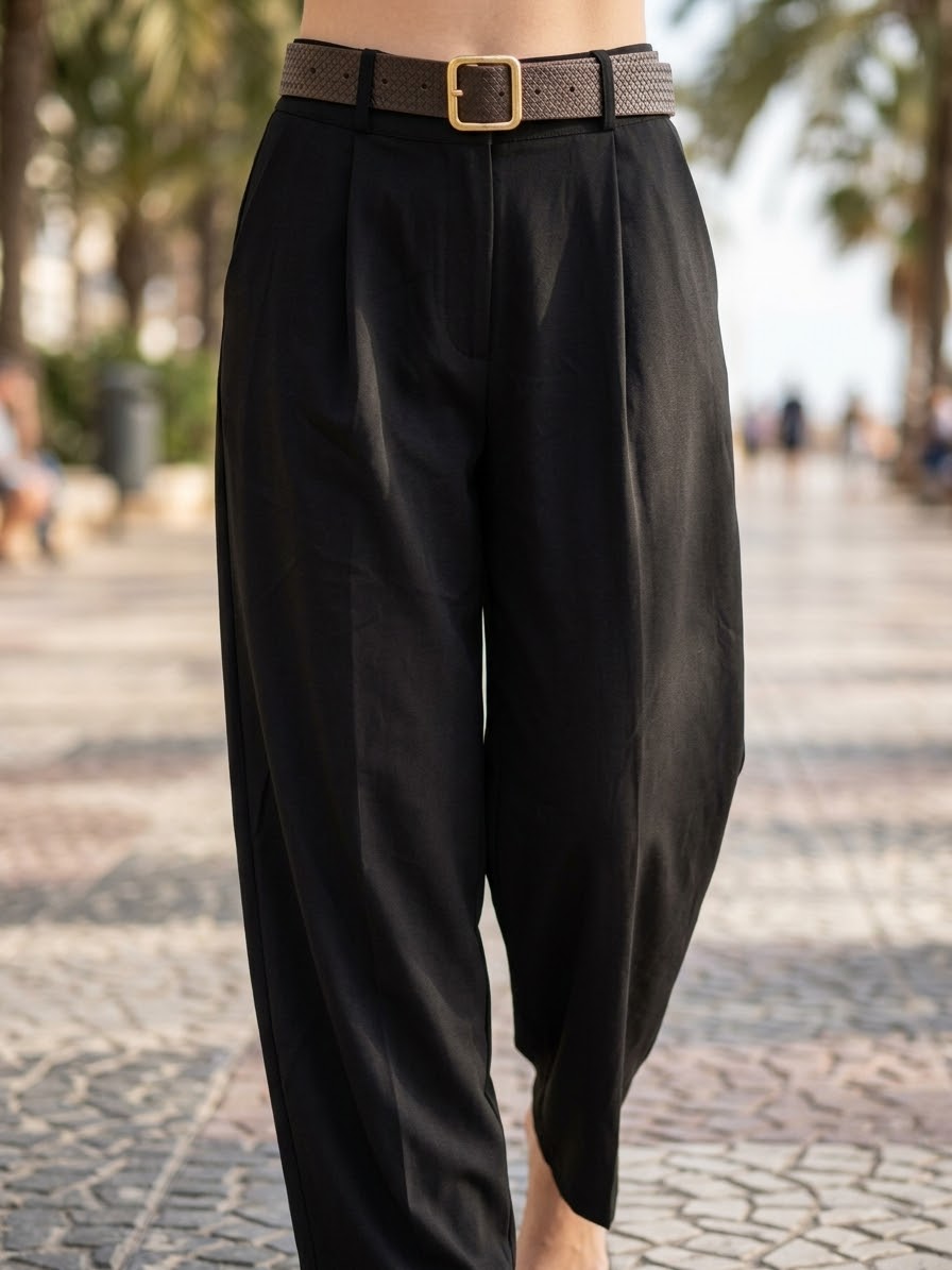 PANTALON TELA CINTURON ref. 0277