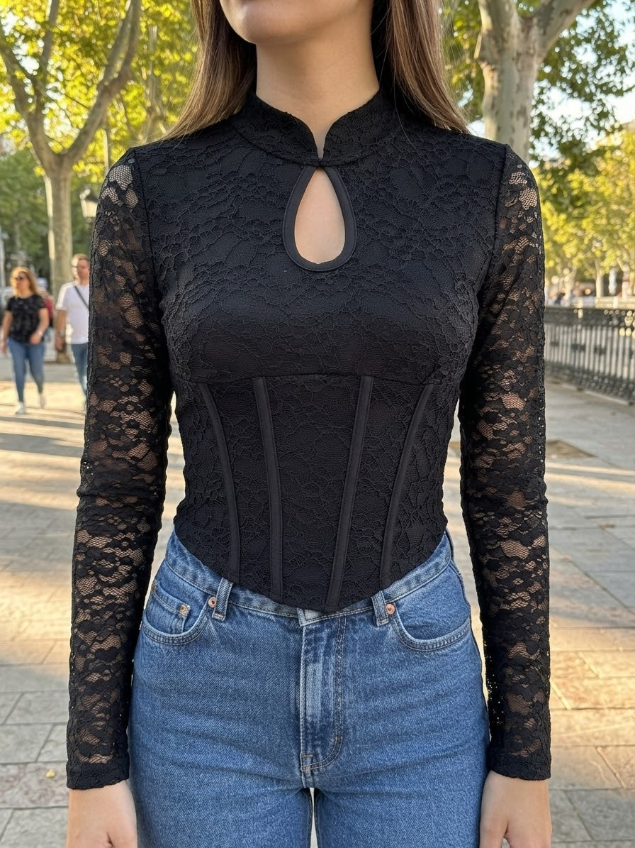 TOP JAPON ENCAJE ref. 0242