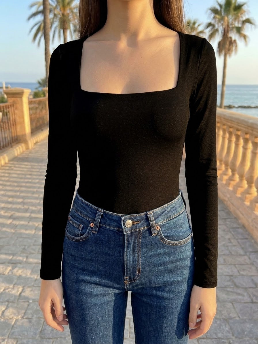 BODY ESCOTE CUADRADO ref.0303