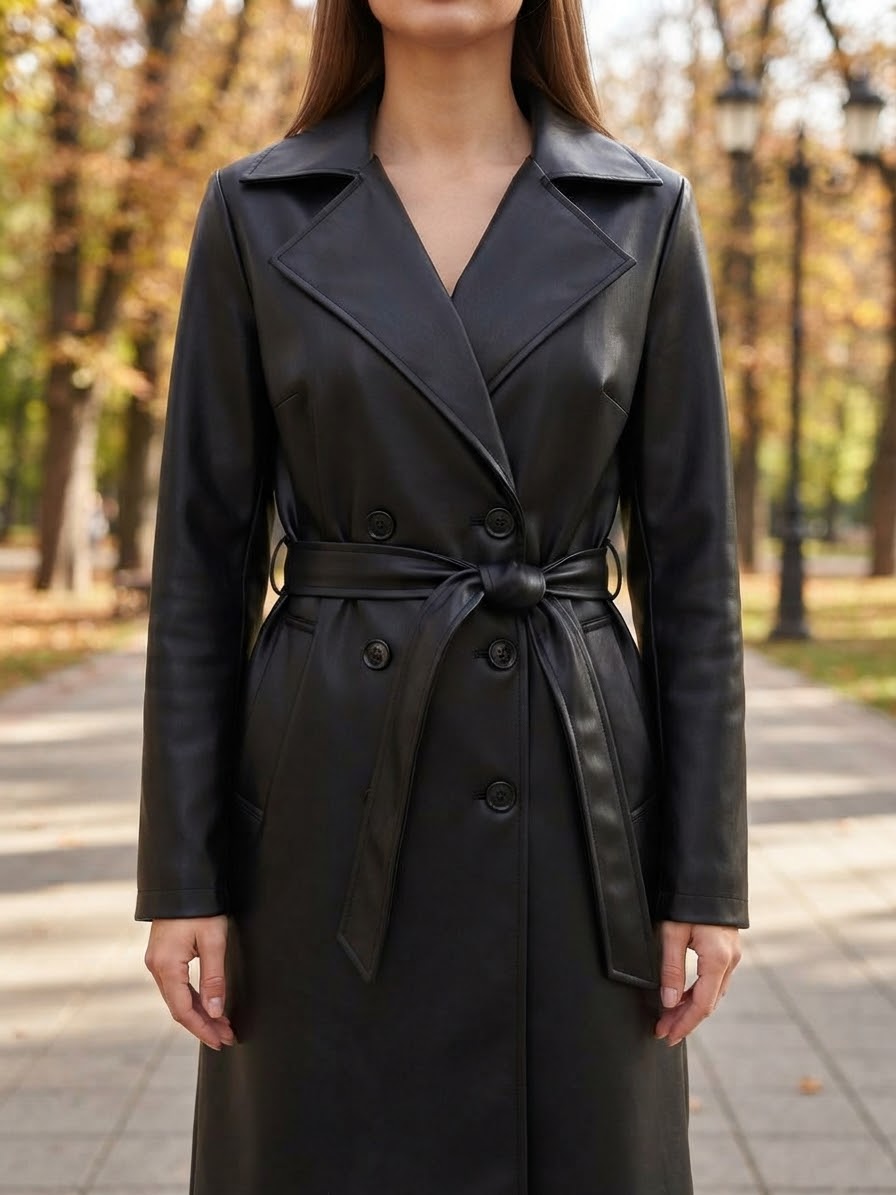 CHAQUETA POLIPIEL LARGA ref. 0256