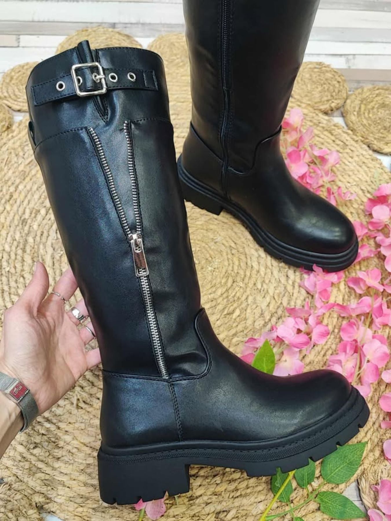 BOTA LUCIANA - NEGRO