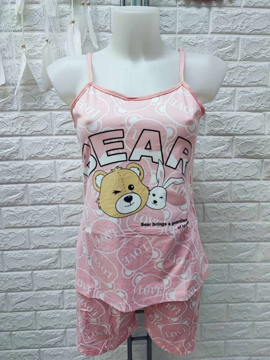 PIJAMA BEAR PINK